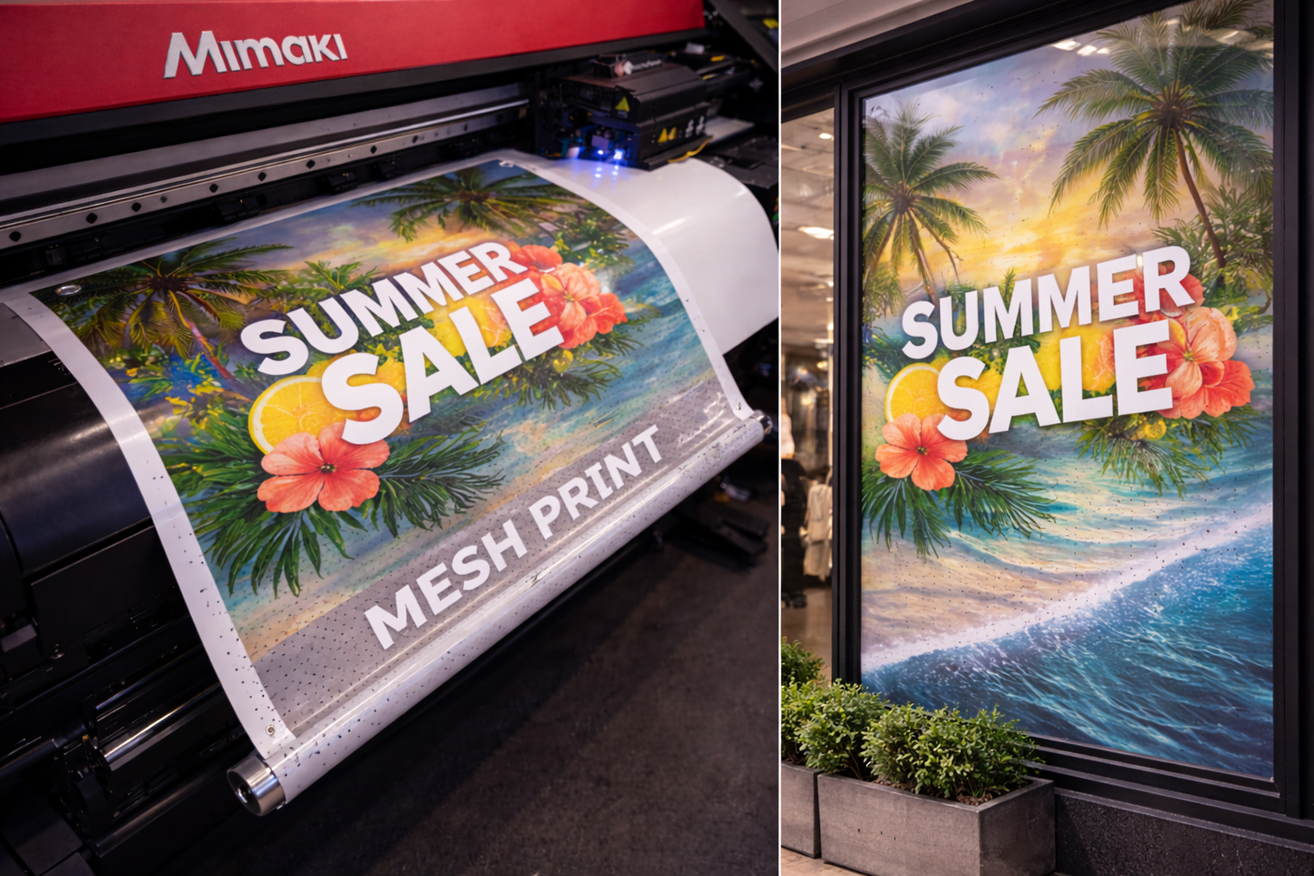 Mesh Printing (One-Way Vision)
