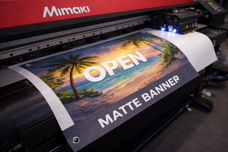 Matte Banner Printing